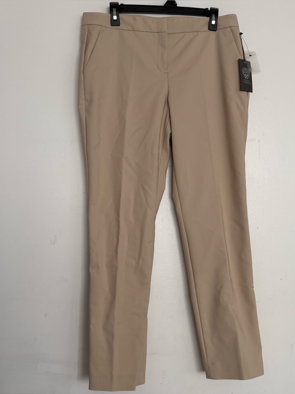 Vince Camuto Women's Straight-leg Ankle Trousers Tiramisu Size 8